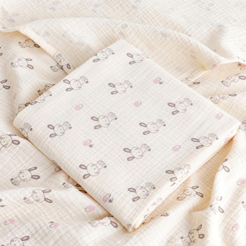 Kocyk dla dziecka Bawełniany Kocyk Otulacz Uroczy Wzór Kocyk do Otulania Ręcznik Kąpielowy Pościel do Łóżeczka Niemowlęcego Ręcznik dla Noworodka Bez Fluorescencji