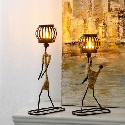 Artistic Candle Holders Home Living Decor Accessories Easter Metal Candlesticks for Decor Chandeliers Wedding Centerpieces Gift
