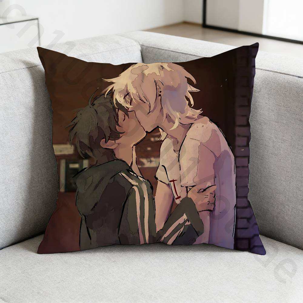 The Promise Of Hope Anime Pillowcase Casual Style Decoration Suitable for Home Decoration Excluding Pillow Core