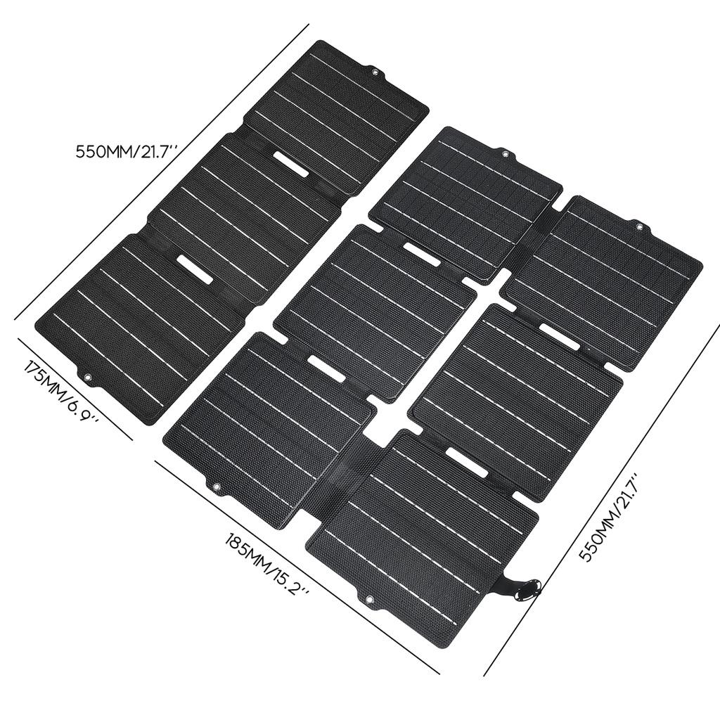 Dual USB Flexible Small Waterproof Folding Solar Panels Foldable Portable Solar Panel Cells For Smartphone Battery Charg New