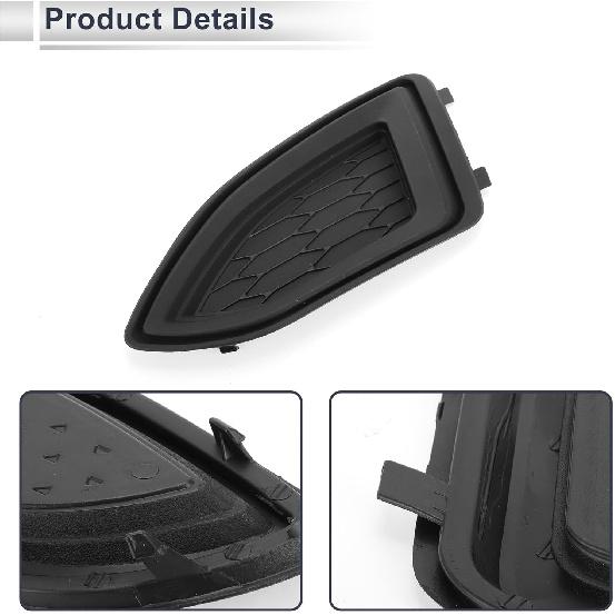 Vordere linke Nebelscheinwerfer-Grill für Ford Edge 2015-2018 Vordere untere Stoßstange Nebelscheinwerfer-Abdeckungseinsätze Nr. FT4Z17B814AB ABS 1 Stück