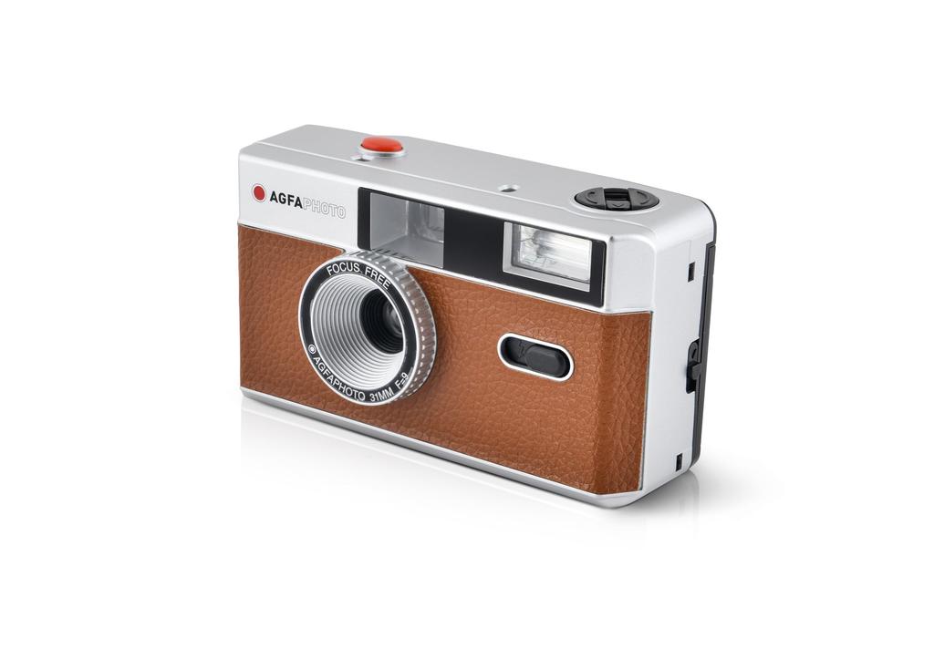AgfaPhoto Reusable Photo Camera 35mm Brown