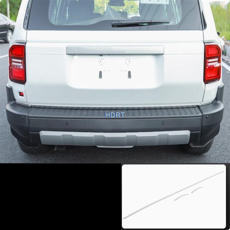 Car Styling Protector Decoration Accessories Rear Trunk Tail Gate Molding Trim For Toyota Land Cruiser 250 LC250 Prado 2024 +