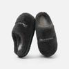Plush Shoes, Simple Indoor Anti-slip and Warm, Thickened Cotton Slippers with Added Fleece
