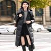 College cotton-padded clothes for women's winter new high-end northern thickened long knee bread jacket