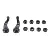 Black Window Winder Aluminum Alloy Window Handle Replacement  for Sedan, Truck, Classic Car