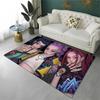 Kpop Demon Hunter Rumi Mira Zoey Cartoon Group Carpet Rug for Playroom Bedroom Living Room Sofa Home Decor,Area Rug Non-slip