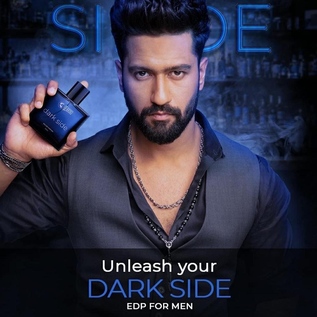 Beardo Męskie perfumy Dark Side| Świeży, Drzewny PREMIUM | Męskie Perfumy Długotrwałe | Zapach na randkę, Spray do ciała dla mężczyzn 100ml