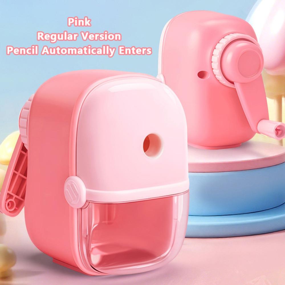 

Adjustable Fifth Gear Pencil Sharpener Hand-cranked Anti Sticking Lead Pencil Sharpening Tool Pencil Automatically Enters