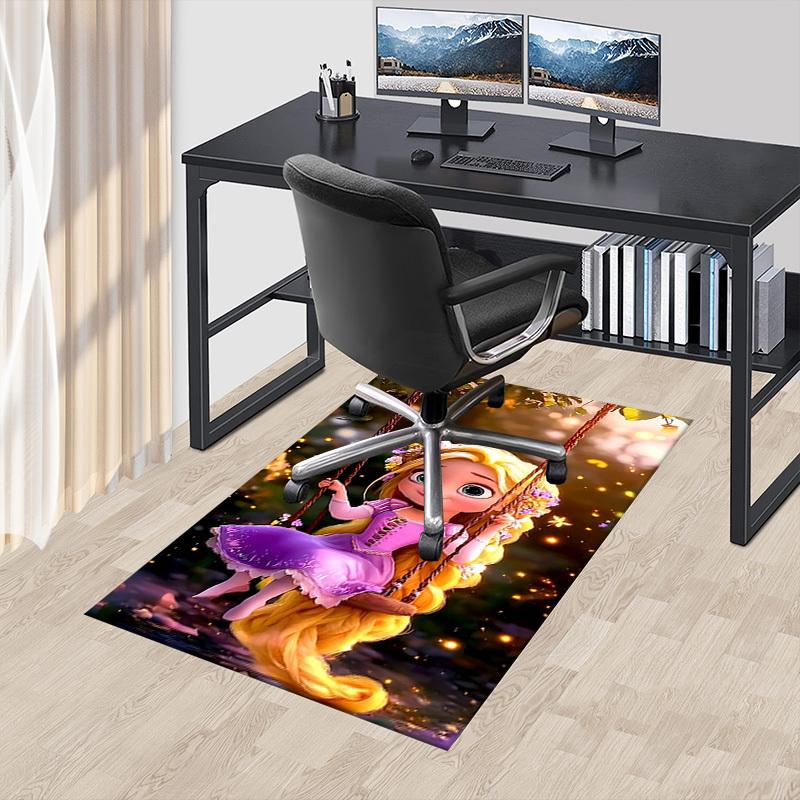 1 stuks Rapunzel Tapijt Kantoortapijt Buitentapijt Woondecoratie Vloerkleed Festival Cadeau Bureau stoel tapijt