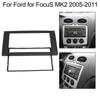 For FORD Stereo Fascia Auto Parts Black Brand New Car Accessories Kit Plastic Replacement Set Practical Exquisite
