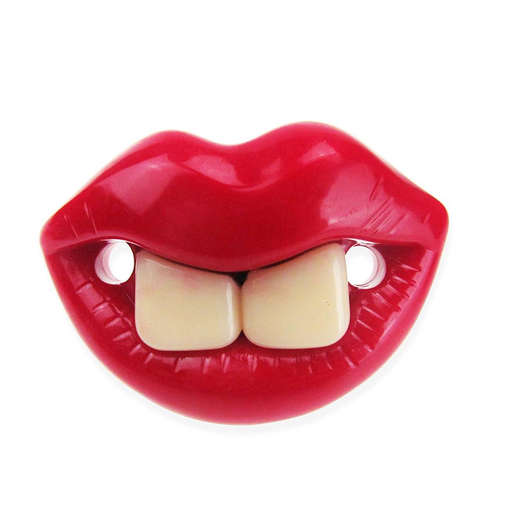 Toddler Infant Baby Kids Pacifiers Funny Nipple Joke Teething Teat