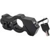 Motorcycle Lock Anti Theft,Motorcycle Grip Brake Throttle Locks,Moped Grips Security Heavy Duty Anti Theft Lock(Black)