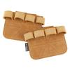 1Pair Leather Gym Gloves Grips Anti-Skid Weightlifting Hand Protect Pad  Workout