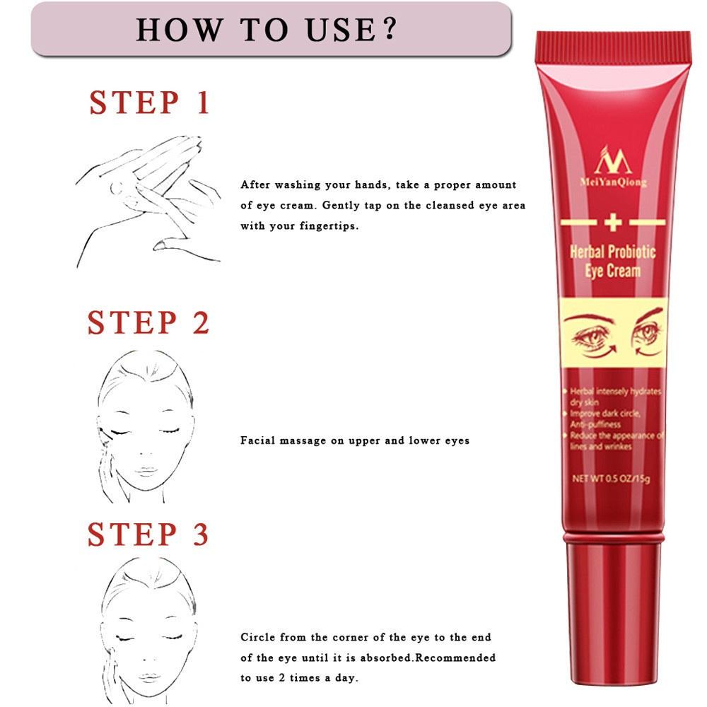 2 Boxes Eye Cream Gel For Dark Circles Puffiness Wrinkles Bags Most Effective Anti-Aging Eye Cream