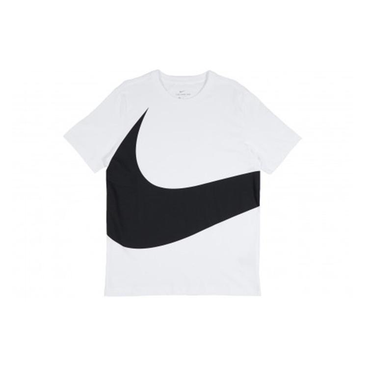 Nike Sportswear Big Swoosh Tee Large Casual Sports Short Sleeve White Men s AR5192-103 XL