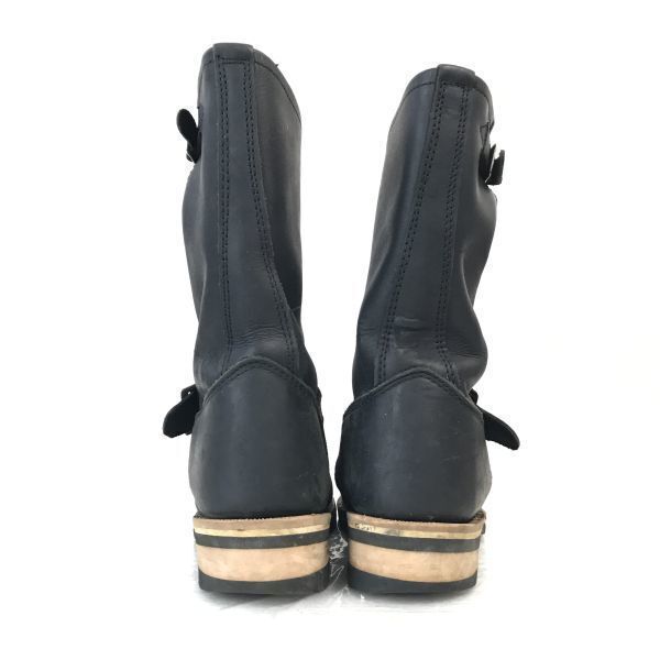 Golden Retriever Steel Toe Engineer Boots Women’s 23.0 Black Leather(USED)