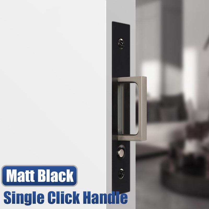 

Ручка-скоба из цинкового сплава для раздвижной двери Gold Flush Hidden Handle Pocket Door Pop-Up Hidden Handle Durable Sliding Door Pull Hardware чёрный