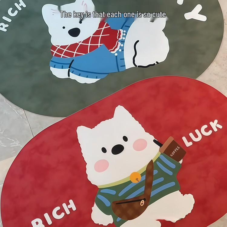 Newcomer Exclusive Absorbent Bathroom Doormat - Quick-Drying Floor Mat for Entrance