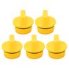 5PCS Universal Oil Cover ABS Wear Resistant Universal Oil Filler Plug for Hidea Four Stroke Outboard Yellow