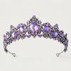 DIEZI  Baroque Vintage Crystal Tiara Crown For Women Wedding Party New Vintage Queen Bridal Bride Hair Dress Accessories