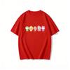 2026 Summer Doraemons Cartoon Printed Short Sleeve Pure Cotton Tshirt Classic Casual Family Matching Outfits Tops Couple Tees