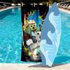 Gamer Print Beach Towel Design, Soft, Lightweight. for Home Bathroom, Spa, Pool, Yoga, Surfing, Camping, Gift for Family, Friend