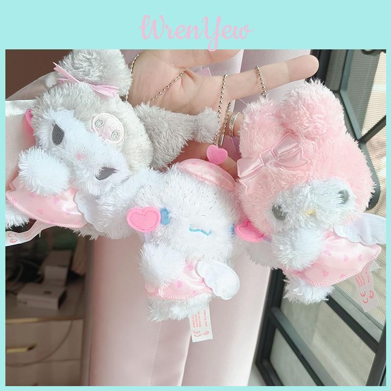Sanrio Plush Cinnamon Toy Keychain Home Decoration Girl Birthday Doll Present