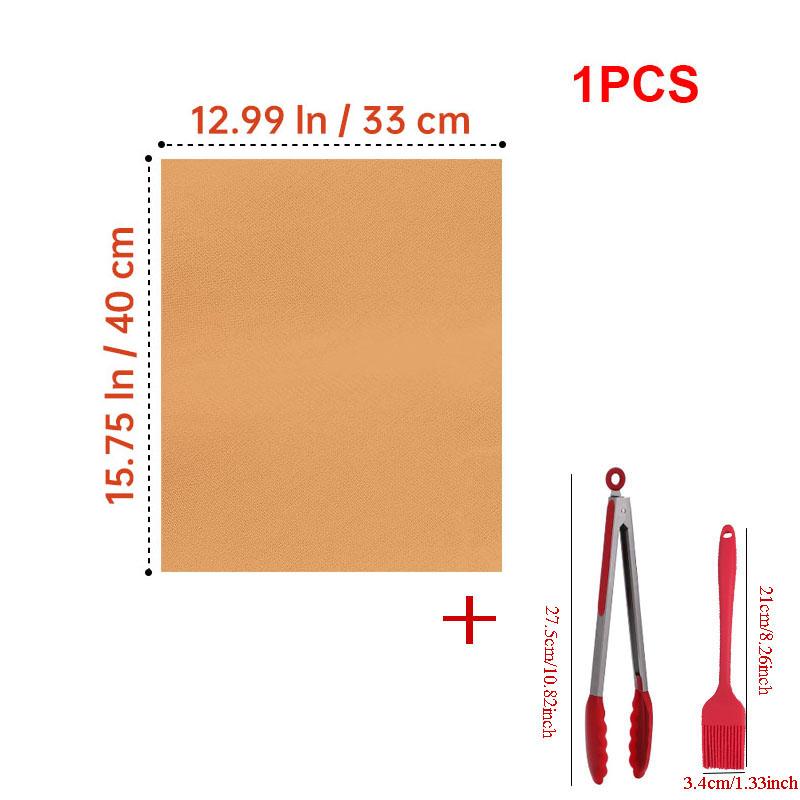 60*40cm Non-stick BBQ Grill Mat Baking Mat Barbecue Tool Cooking Grill Sheet Heat Resistance Kitchen BBQ Tool