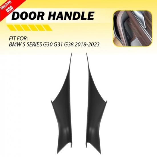 Front Left & Right Handles Inner Trim Door Pull Handle For BMW G30 G31 G38 Black