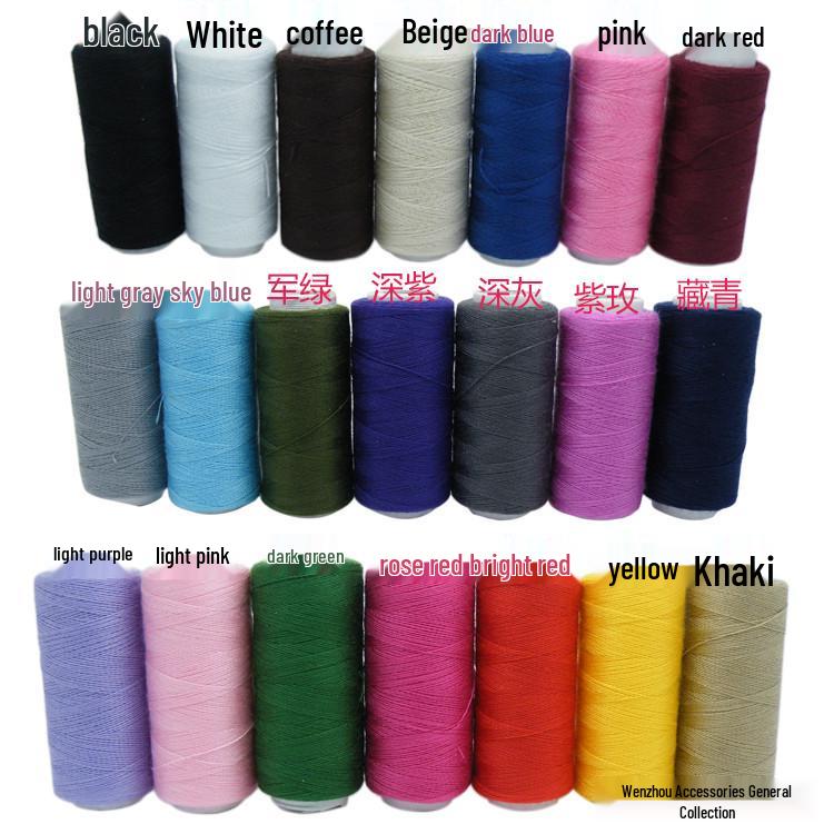 Hilo de Algodón para Coser a Mano DIY de 18 Colores para Patchwork y Manualidades