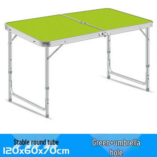 Portable Aluminum Alloy Folding Table and Chair Set for Outdoor Camping and Street Stalls