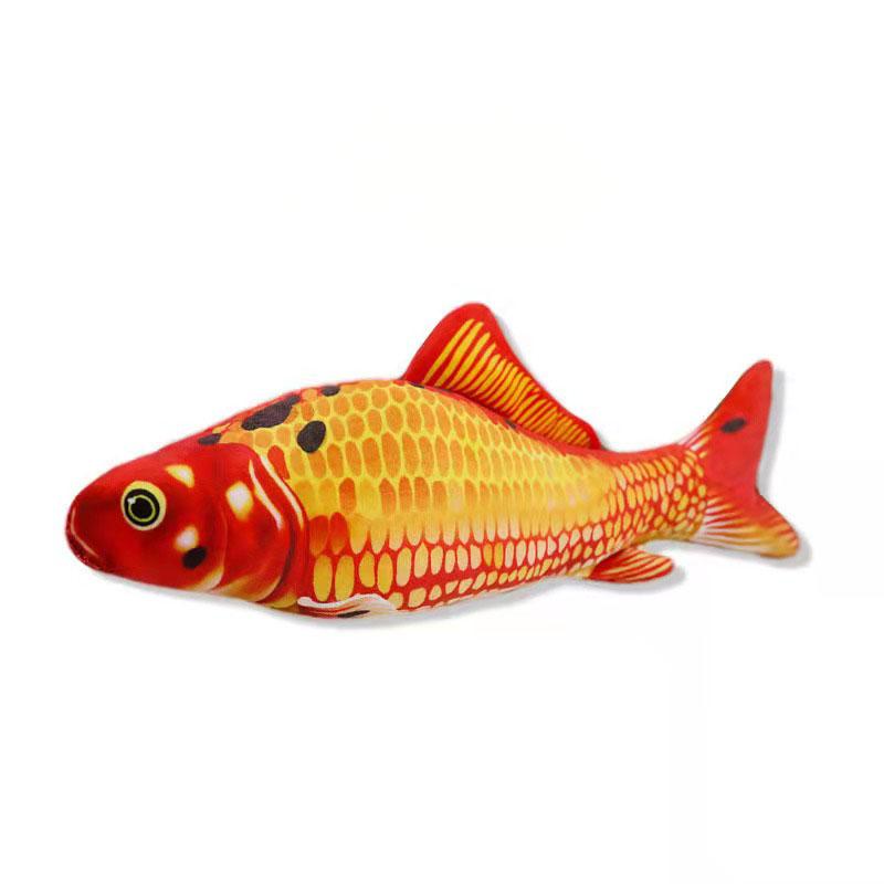 Jouet pour chat, divertissement d'entraînement, poisson en peluche, oreiller en peluche, poisson de simulation, jouet pour chat, poisson interactif, jouet à mâcher pour animaux de compagnie, fournitures pour animaux de compagnie, 20 cm