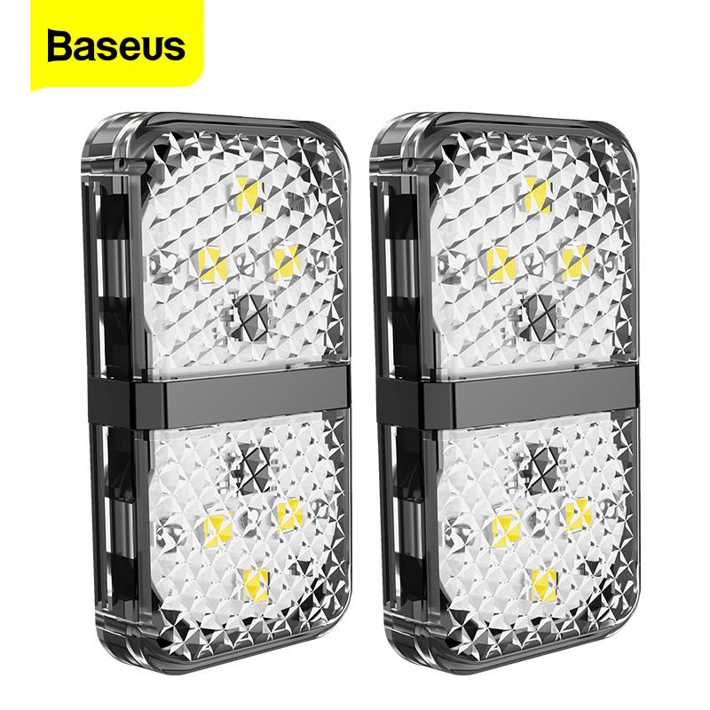 Buy Baseus 2Pcs 6 LEDs Car Openning Door Warning Light Safety Anti ...