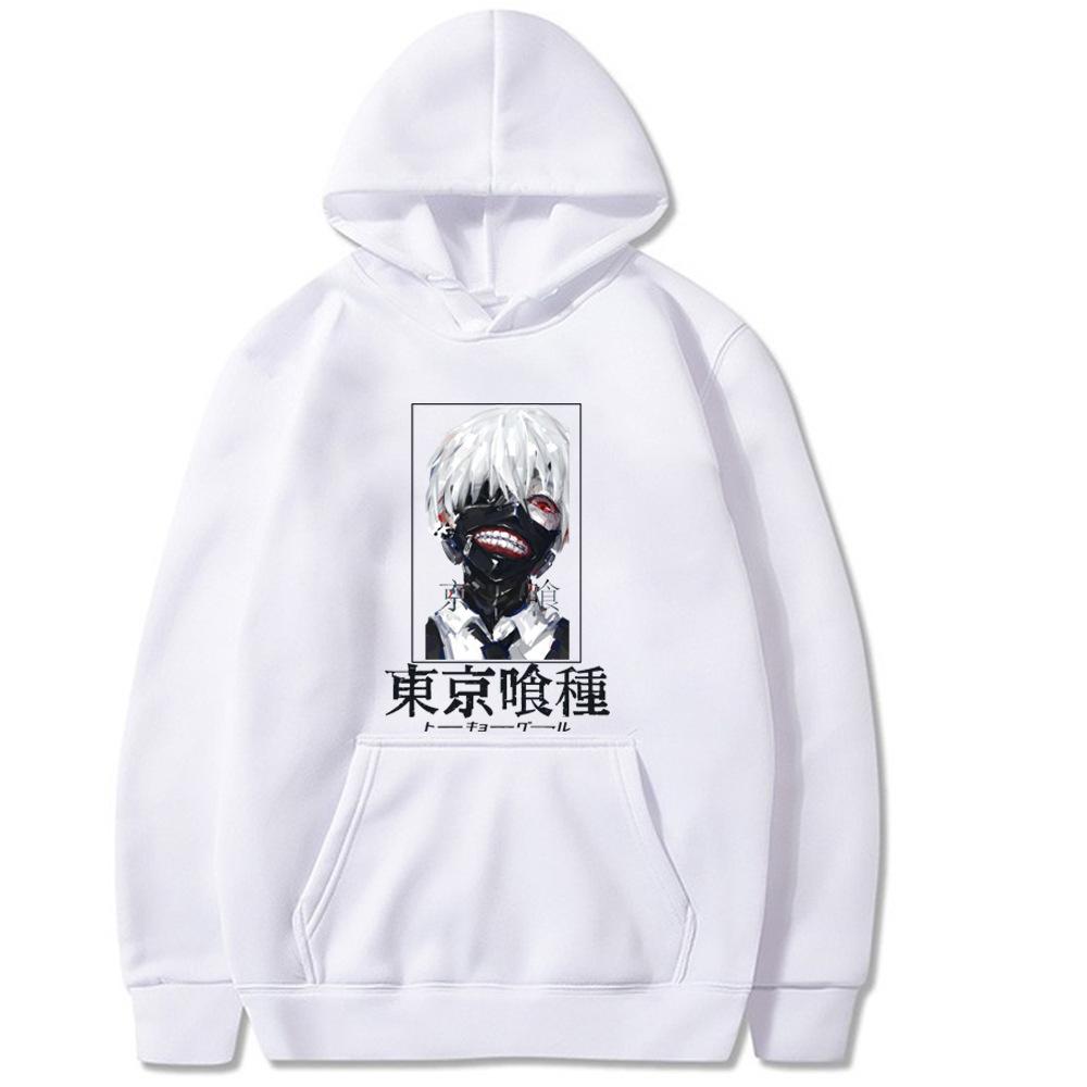 Tokyo Ghoul Kaneki  Hoodies Men Fashion Sleeve Sweatshirts Women Casual Harajuku Streetwear Pullovers Sudaderas