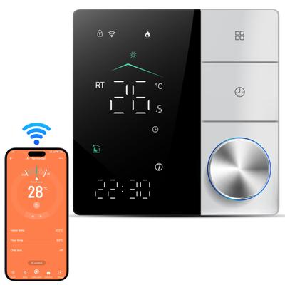 Smart Thermostat for House Electric Floor Heating WiFi AC Thermostat with AI Smart Learning APP