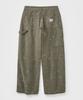 TAKEASY Damaged Painted Carpenter Pants (Deep Olive)