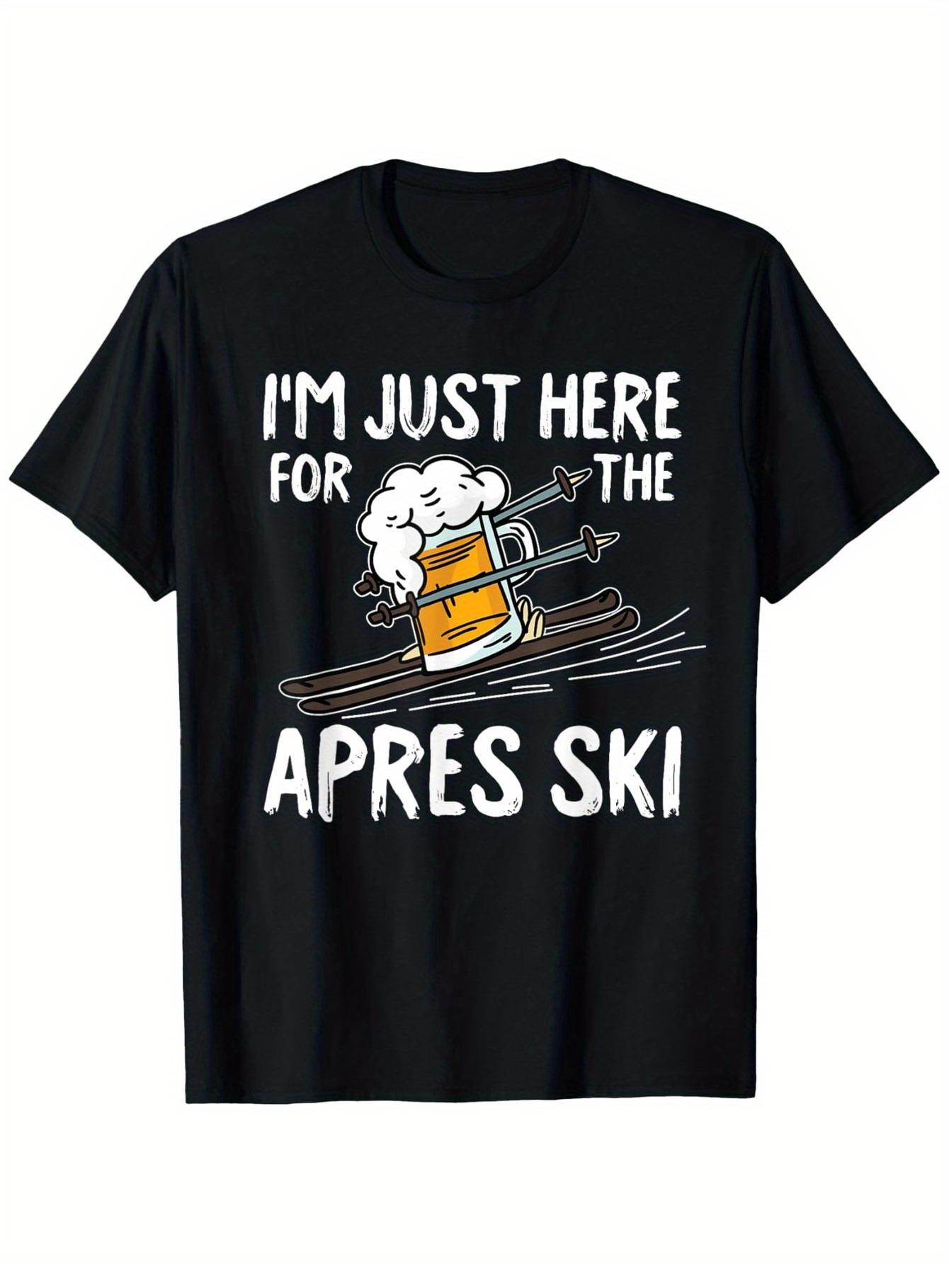 T-Shirt y2k Skiing T Black 2XL