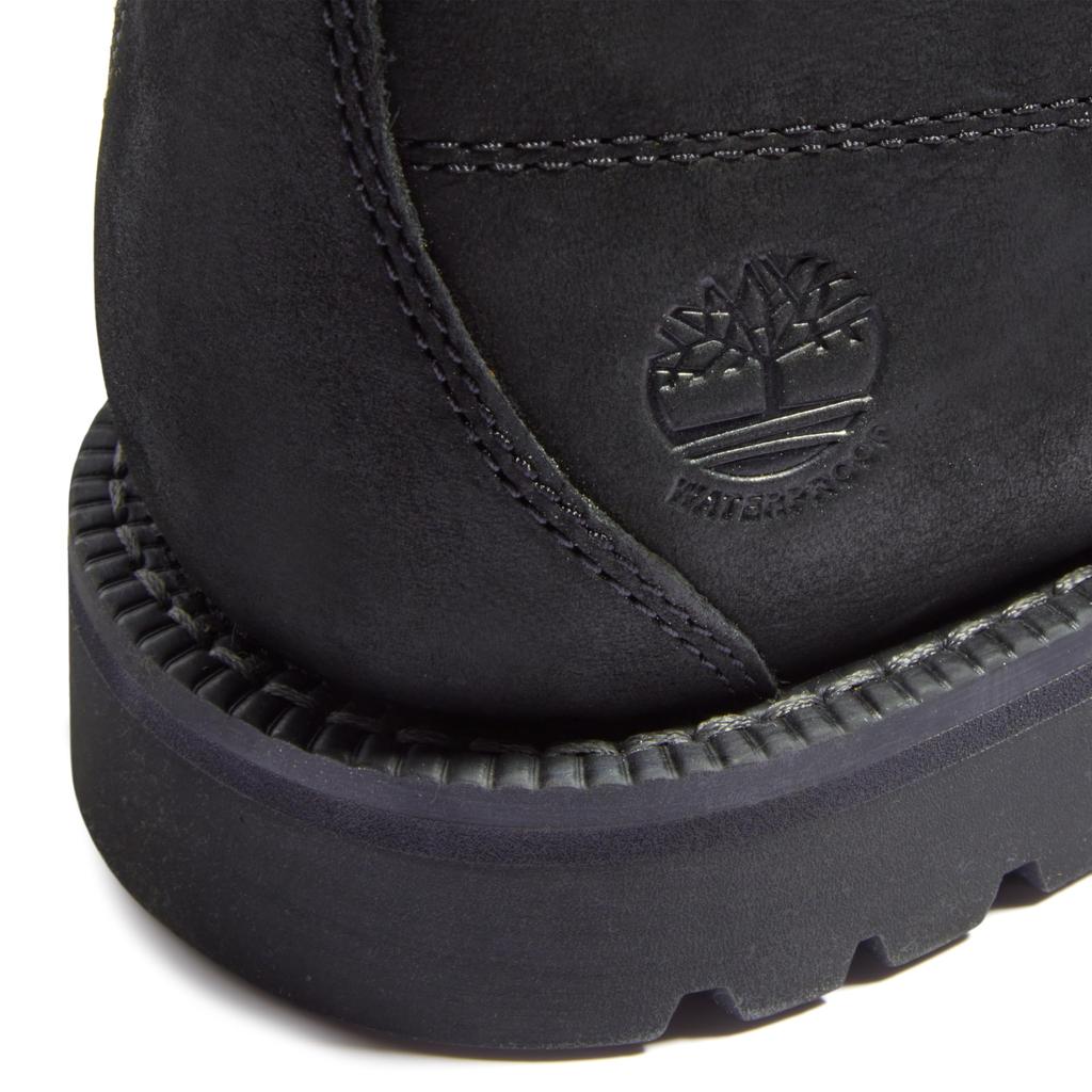 Timberland Redwood Falls Mid Waterproof Boots for Men TB1A44P10151 Jet Black Lace-Up 7.5 / 25.5cm