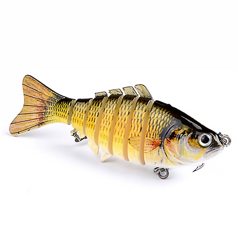 Multi Jointed Swimbait,Slow Sinking Segmented Bass Fishing Lure,Swimming Fishing Lure For Freshwater Saltwater,Fishing Bait