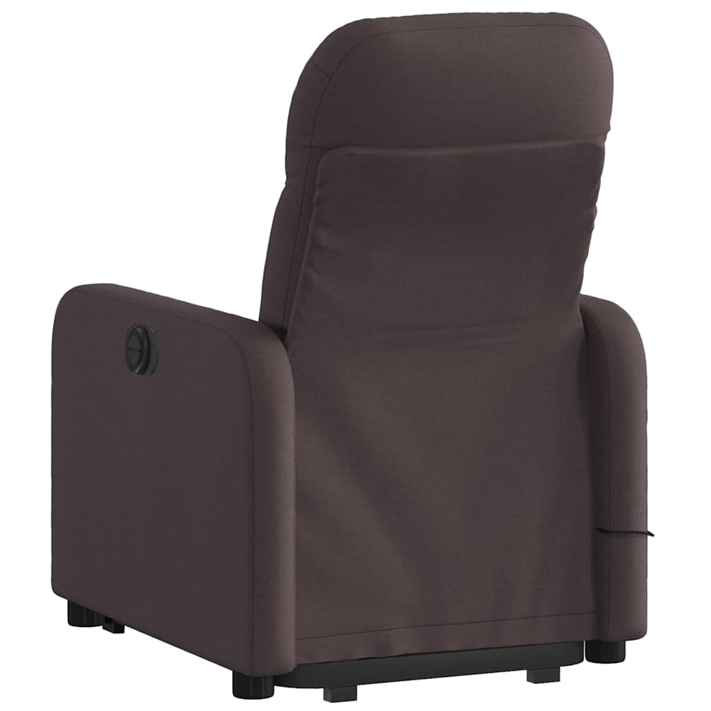 Vidaxl Lift-up Massage Chair, Electric, Reclining, Dark Brown