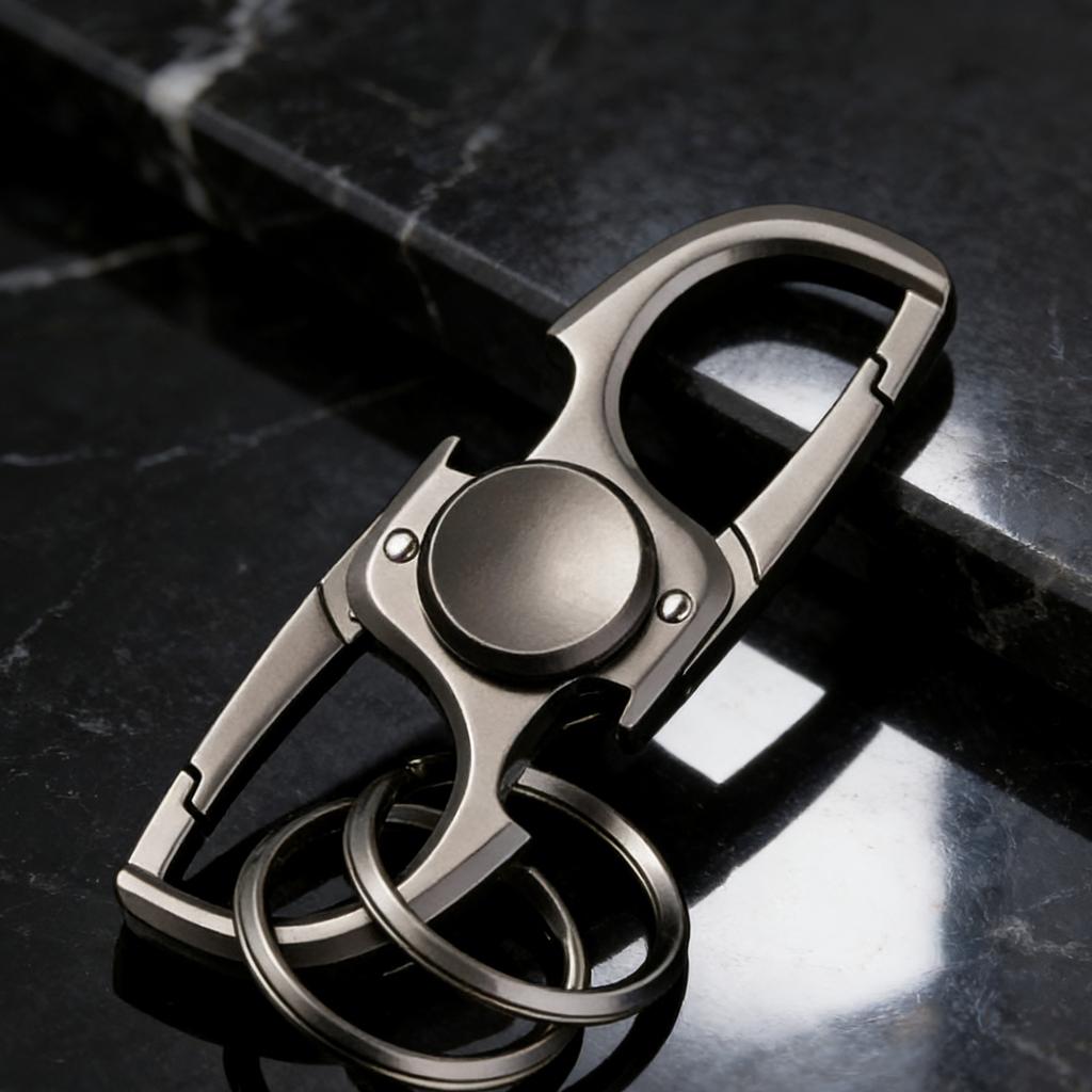 Fingerspitzen Spinner Spielzeug Schreibtisch Stressabbau Anti-Angst Spielzeug Metall Fidget Spielzeug Schlüsselanhänger Flaschenöffner EDC Erwachsener Kinder Geschenk