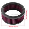 Motorcycle High Flow Replace Air Filter 6" Round Intake Air Cleaner Fit for Harley Cafe Racer Bobber Custom