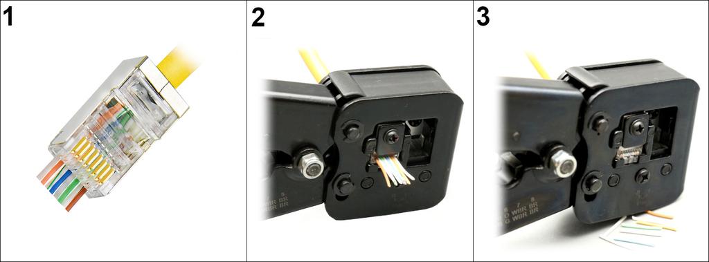 Shielded Modular Plug Rj45T/6-Shield*P100 Type Ez