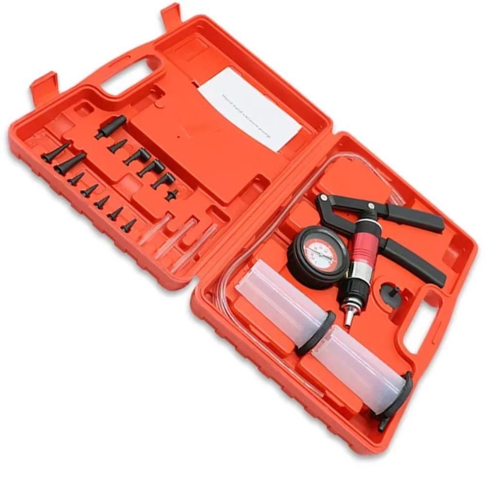 Hand Held Pressure Pump Tester Manual Operation Brake Fluid Bleeder  Vehicle Service