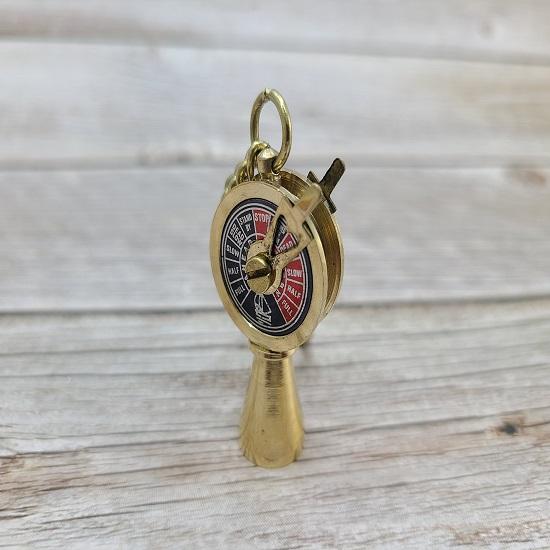 Keychain Telegraph , Brass Telegraph Keychain, Titanic Telegraph Keychain