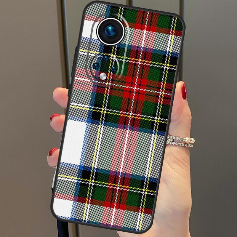 Clan Stewart Tartan Plaid Pattern Case For Honor X8a X9a X7a X6a X7 X8 X9 X9b X8b Honor 90 70 50 10 Lite Magic 6 5 Pro Cover