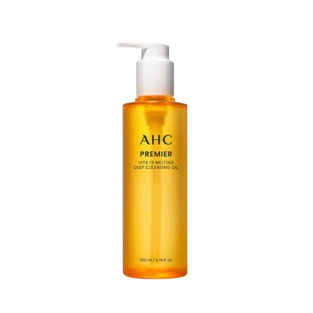 AHC Premier Vita 13 Melting Deep Cleansing Oil Vitamin Brightening Makeup Remover 200ml