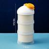 Protein Container Food Storage Clear Stackable Holder Dispenser for Pre Workout