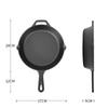Oeny Camping Cast Iron Frying Pan